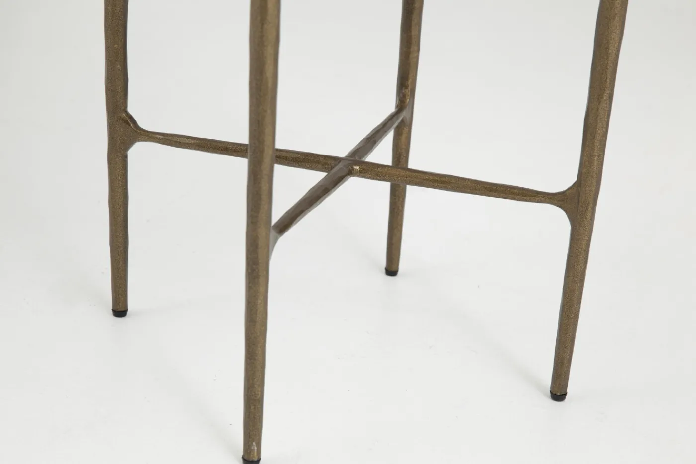 Tables D’Appoint & Consoles|Tables D’Appoint & Consoles<Flamant MARABELLE, bout de canapé, métal et marbre, ronde Mixte