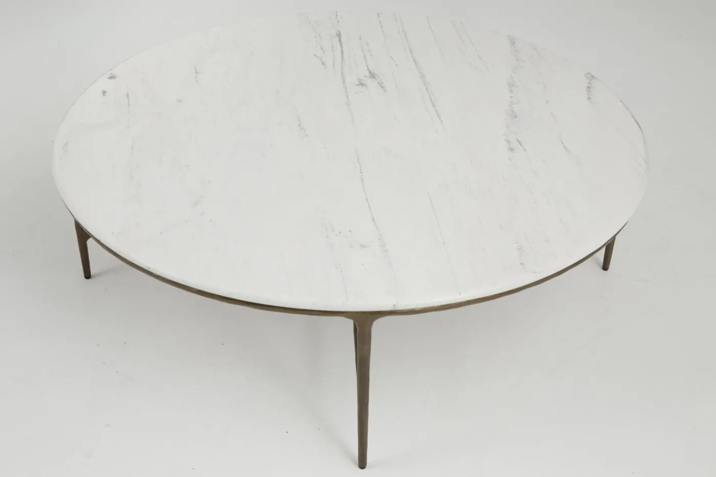 Tables De Salon|Tables De Salon<Flamant MARABELLE, table basse, métal et marbre, ronde Mixte