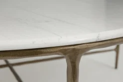 Tables De Salon|Tables De Salon<Flamant MARABELLE, table basse, métal et marbre, ronde Mixte