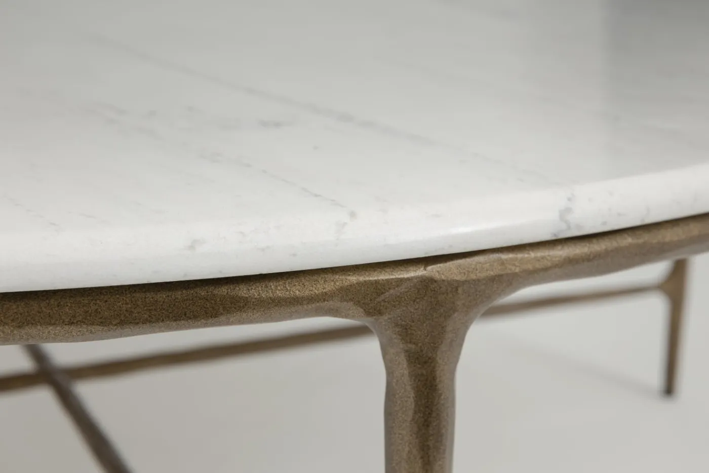 Tables De Salon|Tables De Salon<Flamant MARABELLE, table basse, métal et marbre, ronde Mixte