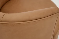 Fauteuils|Sièges<Flamant MARCHETTI, fauteuil, cuir , rotatif Cognac