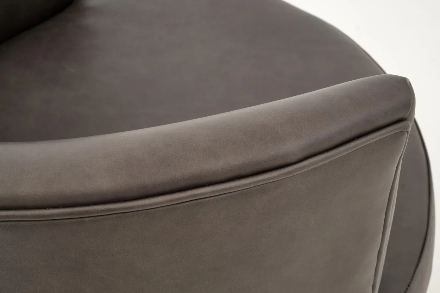 Fauteuils|Sièges<Flamant MARCHETTI, fauteuil, cuir , rotatif Noir