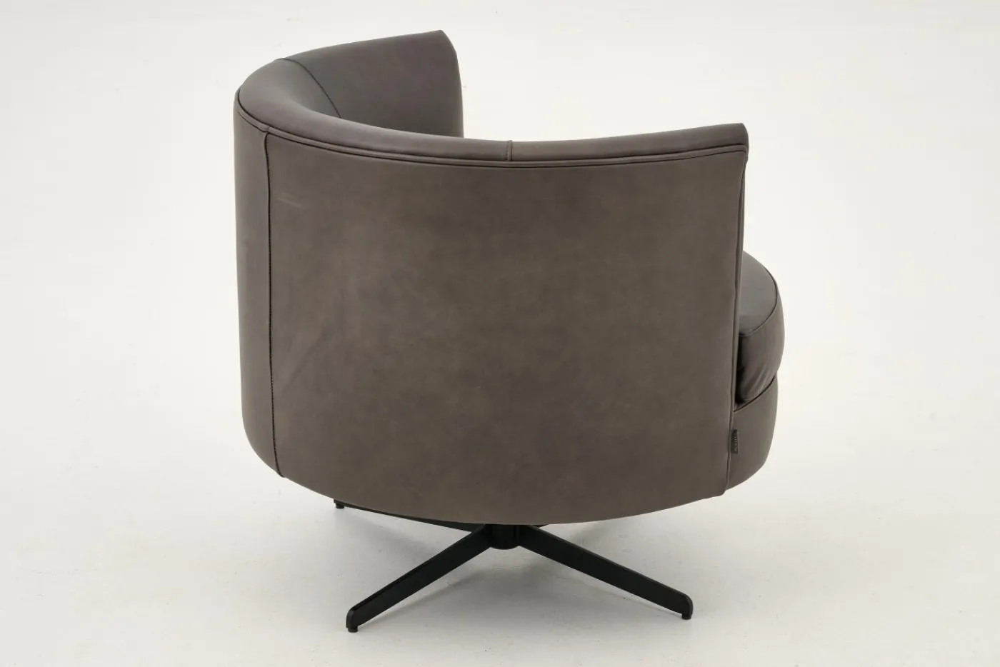 Fauteuils|Sièges<Flamant MARCHETTI, fauteuil, cuir , rotatif Noir