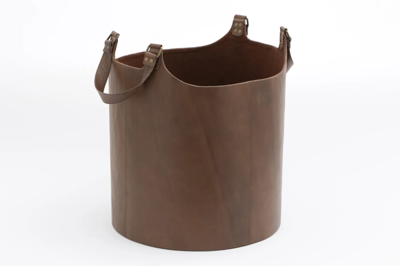 Paniers|Décoration<Flamant MARCO, panier, cuir Brun
