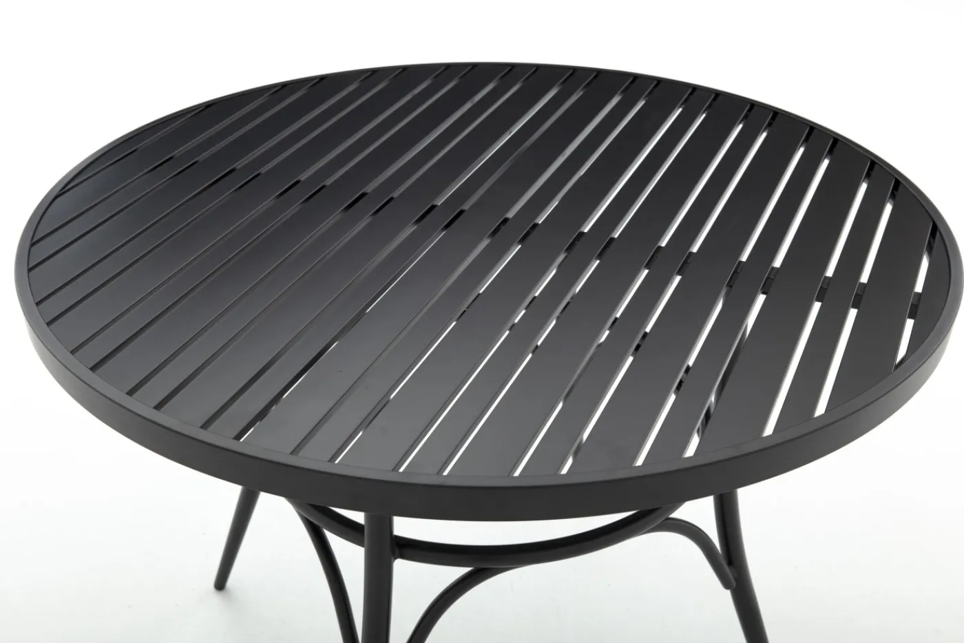 Tables|Tables<Flamant MARIAN, table de jardin, Ø110, Noir