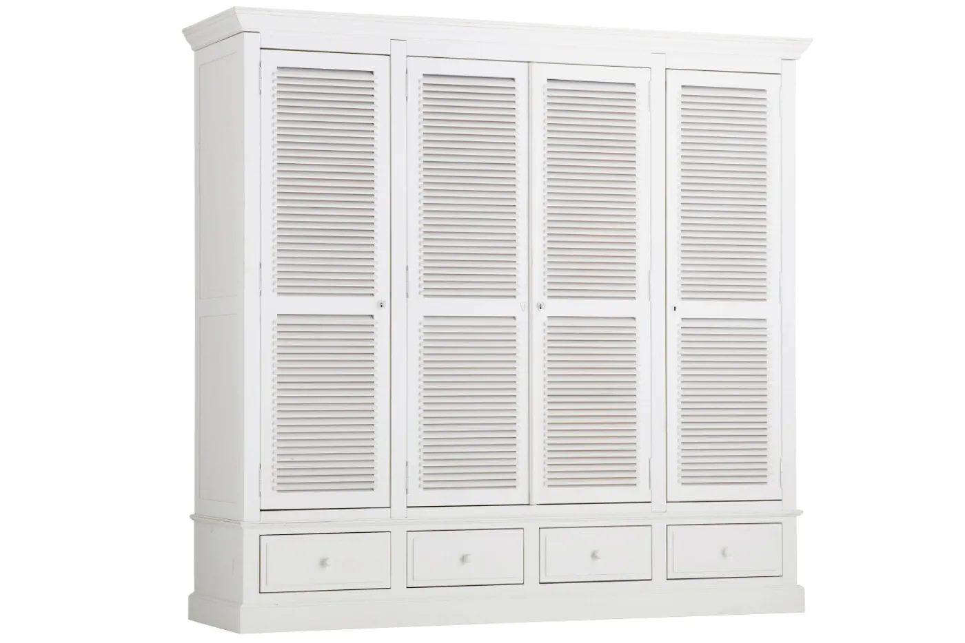 Garde-Robes|Armoires<Flamant MARIE, garde-robe, , 4 portes Blanc