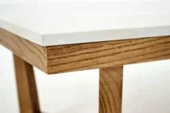 Tables De Salon|Tables De Salon<Flamant MARNIX, table basse, chêne et pierre, 140x70 Mixte