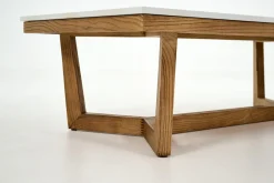 Tables De Salon|Tables De Salon<Flamant MARNIX, table basse, chêne et pierre, 140x70 Mixte