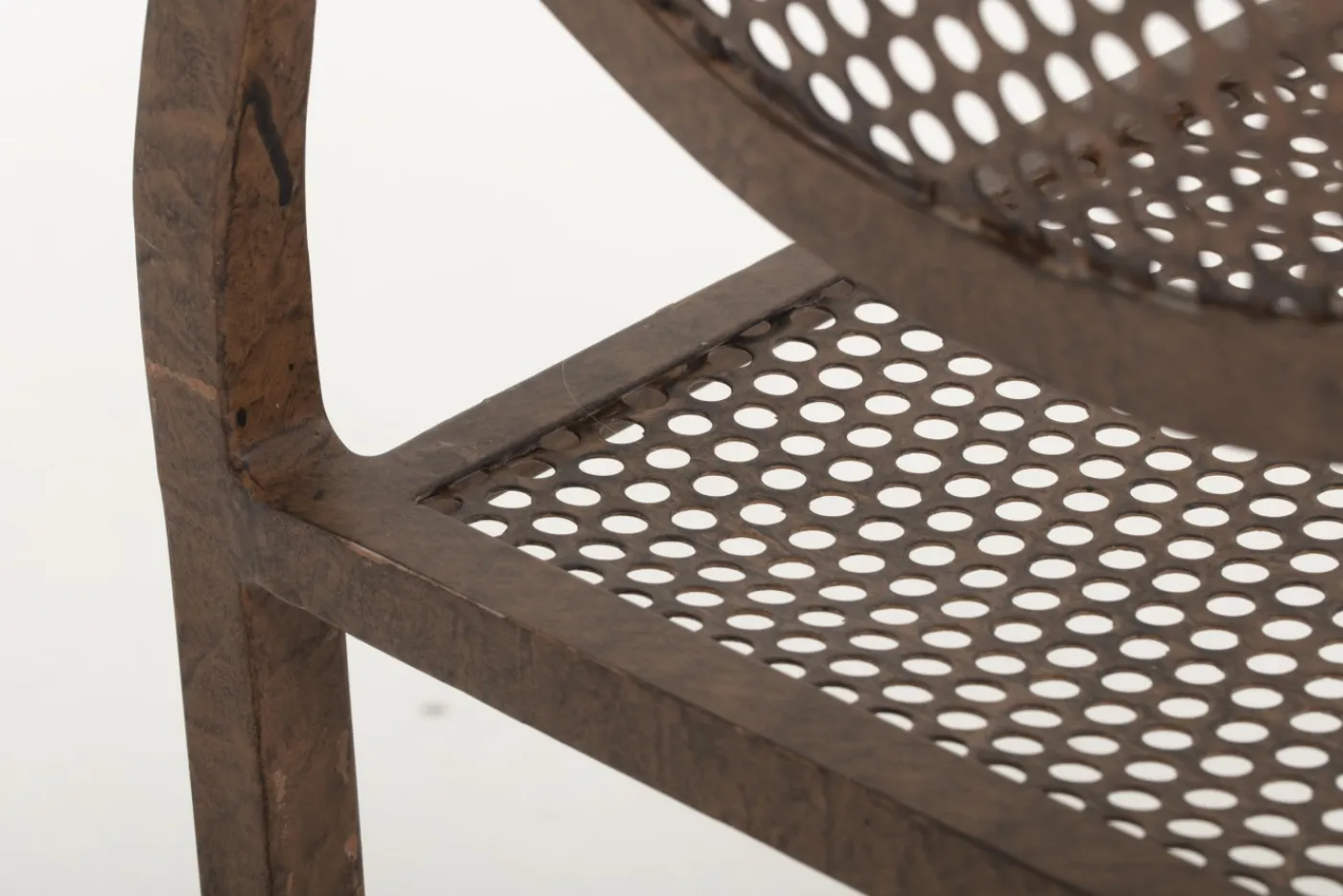 Chaises|Chaises<Flamant MARY, chaise avec accoudoirs de jardin, métal et finition rouille Brun