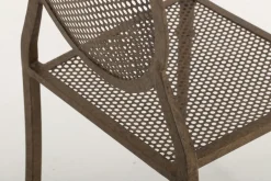 Chaises|Chaises<Flamant MARY, chaise de jardin, métal et finition rouille Brun