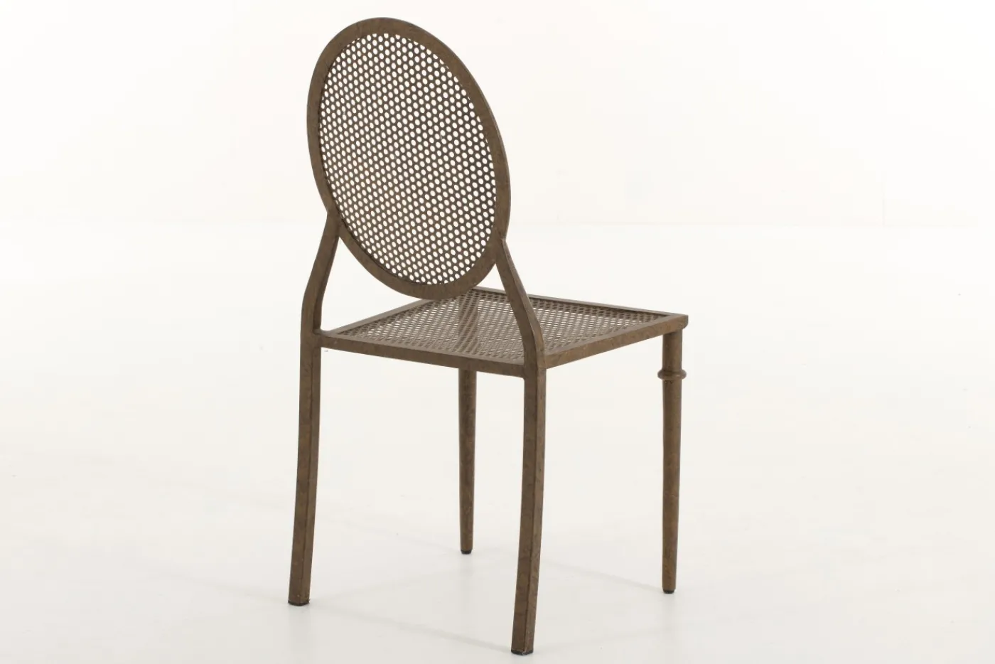 Chaises|Chaises<Flamant MARY, chaise de jardin, métal et finition rouille Brun
