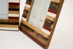 Cadres Photo|Cadres Photo<Flamant MATHILDE, cadre photo, bois, corne and os, 10x15 Mixte