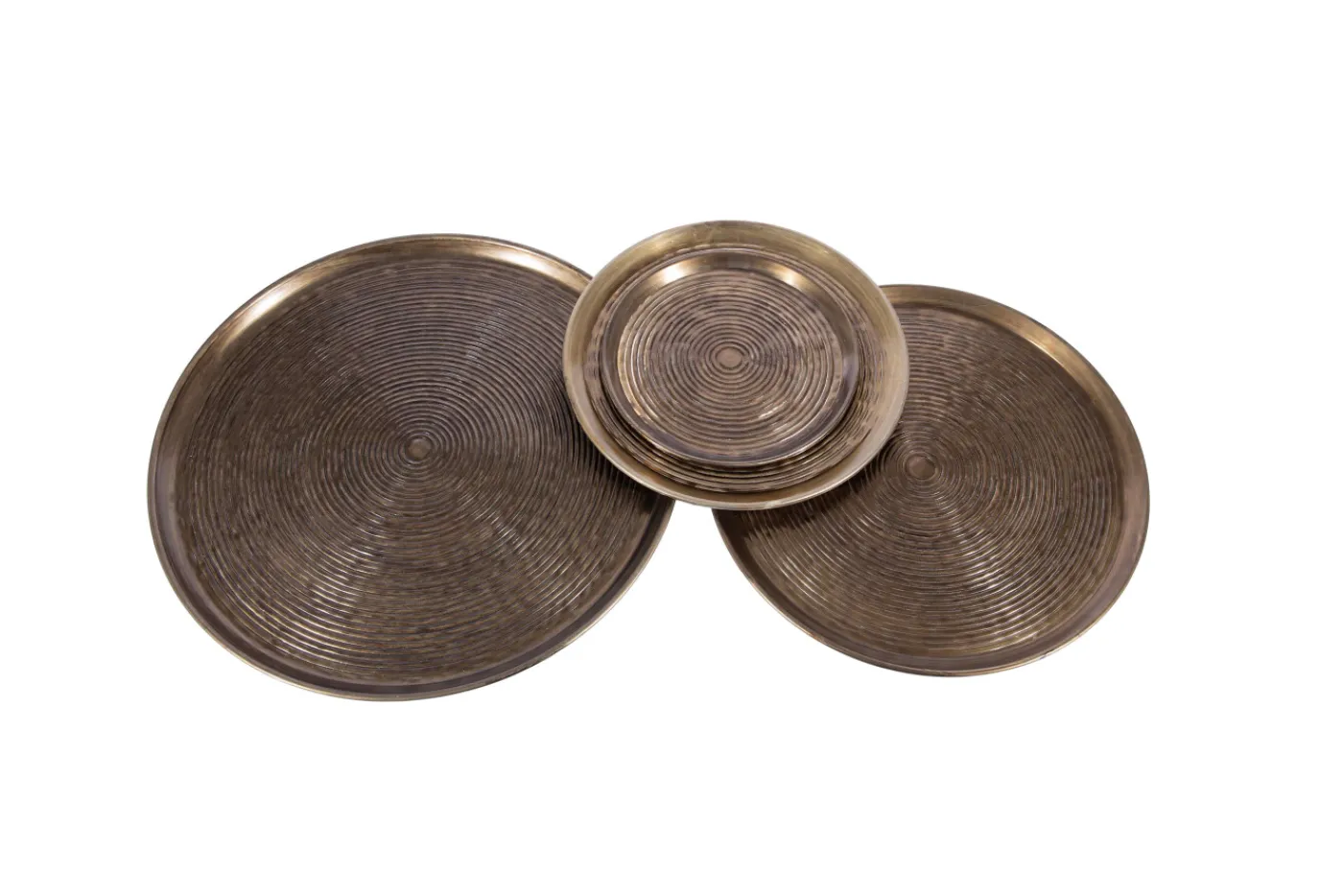 Accessoires|Plateaux<Flamant MATS, plateau, métal, L Argent