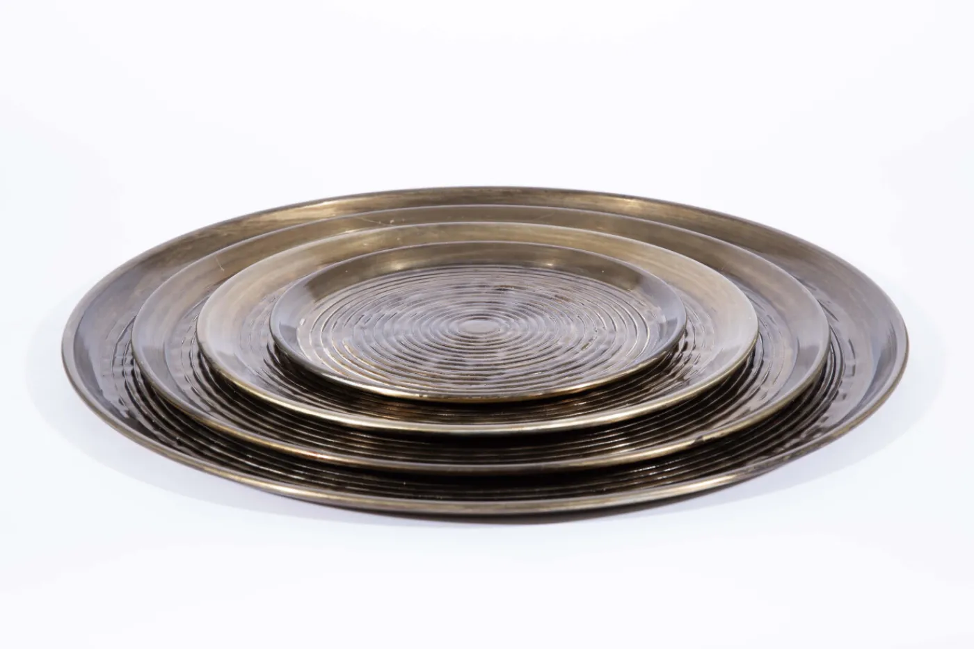 Accessoires|Plateaux<Flamant MATS, plateau, métal, XL Argent