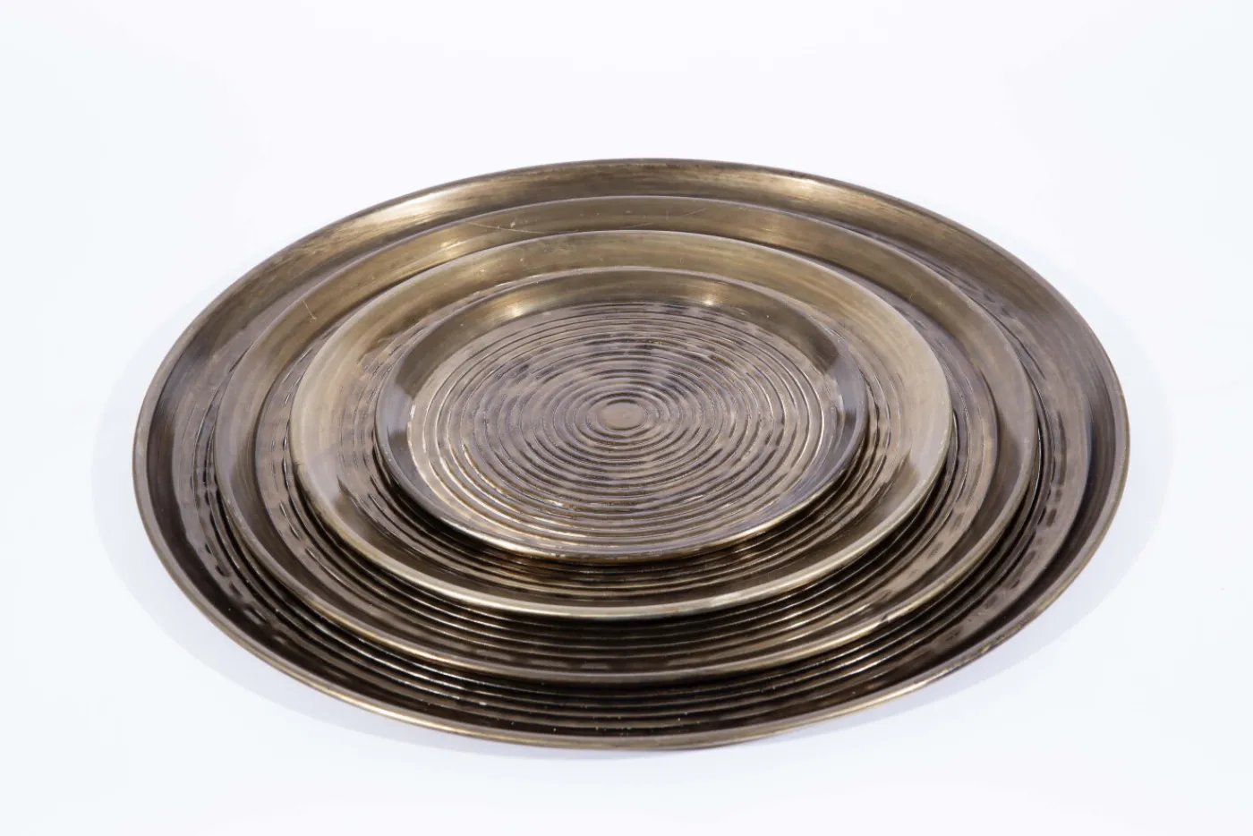 Accessoires|Plateaux<Flamant MATS, plateau, métal, XL Argent