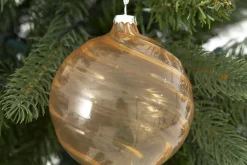 Boules De Noël|Boules De Noël<Flamant MAZZU, boule de Noël Brun