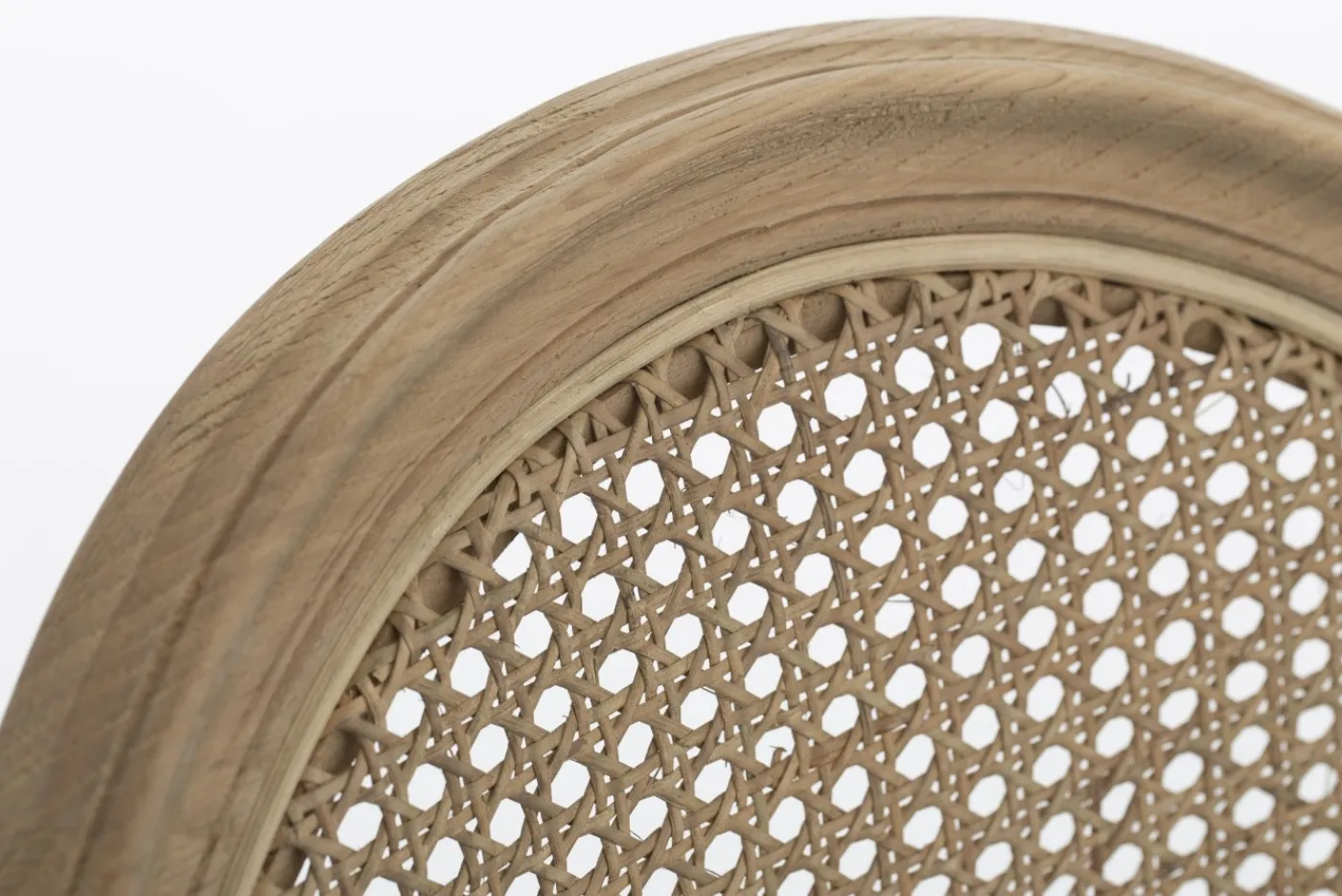 Chaises|Chaises<Flamant MEDY, chaise avec accoudoirs, chêne, lin naturel Blanccassé