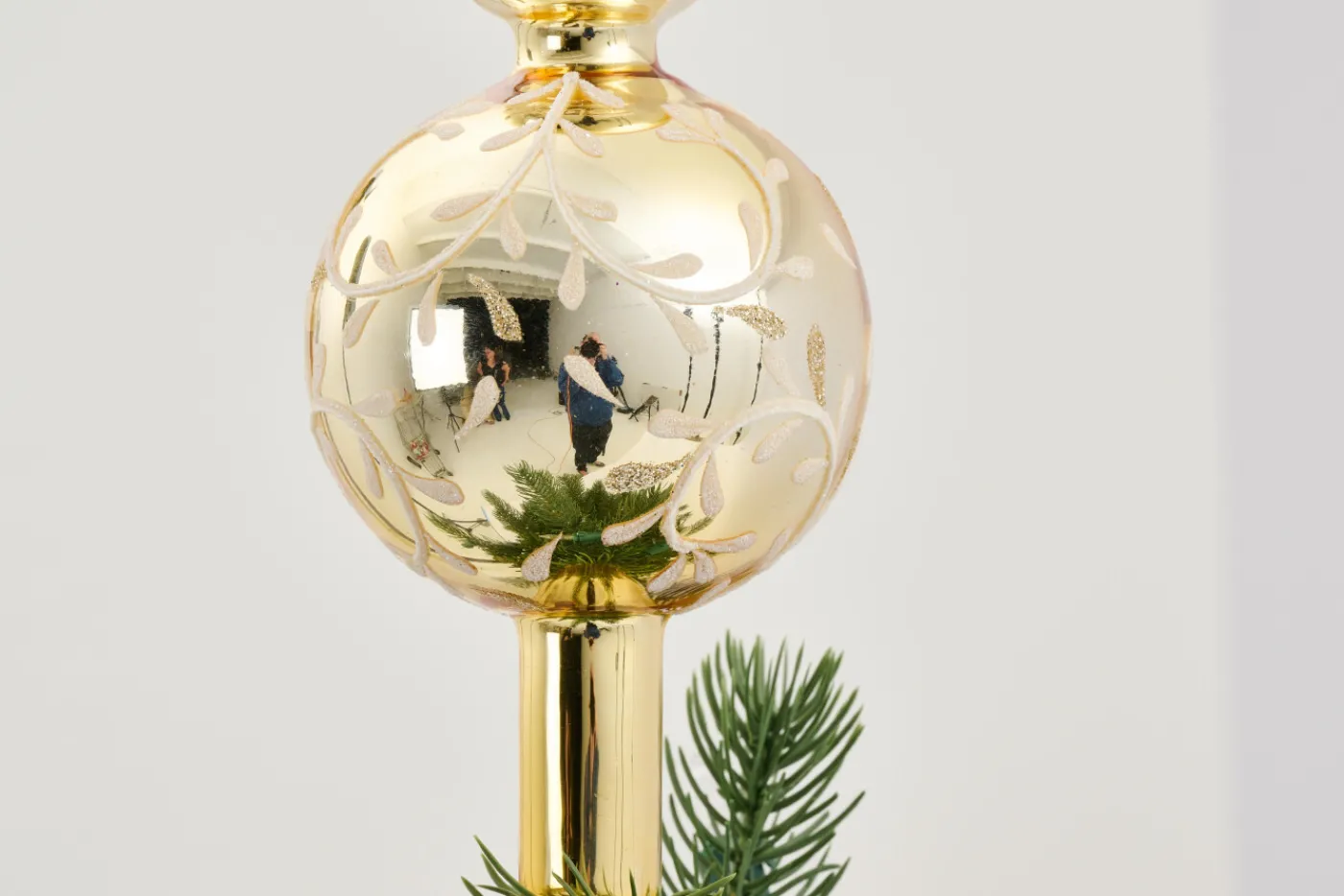 Boules De Noël|Boules De Noël<Flamant MELCHI, Pic de Noël Or