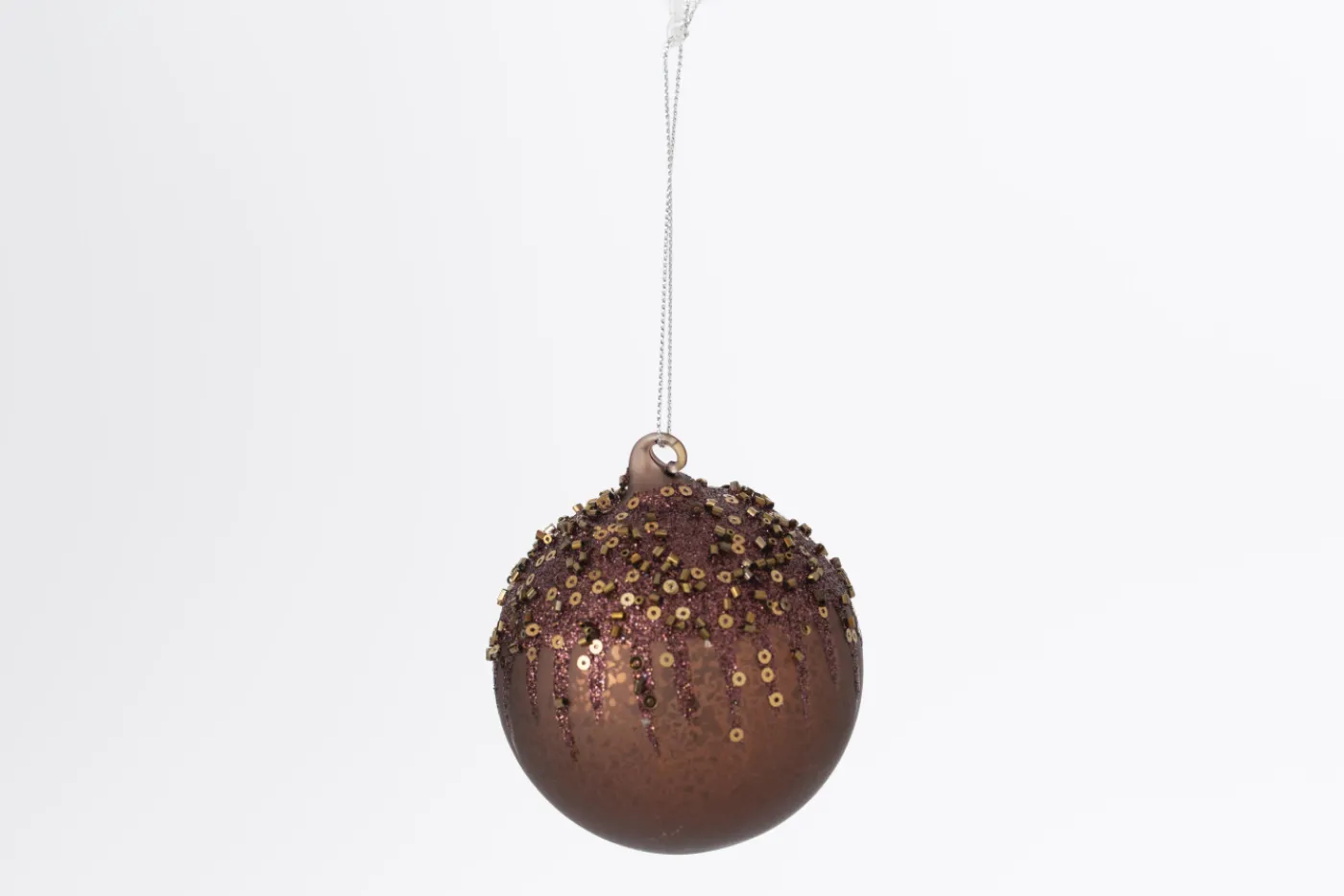 Boules De Noël|Boules De Noël<Flamant MEREDITH, boule de Noël Brun