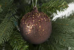 Boules De Noël|Boules De Noël<Flamant MEREDITH, boule de Noël Brun