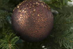 Boules De Noël|Boules De Noël<Flamant MEREDITH, boule de Noël Brun