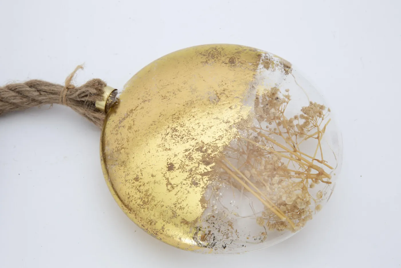 Boules De Noël|Boules De Noël<Flamant MERESE, pendentif Noël, disque, L, avec leds Brun