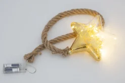 Boules De Noël|Boules De Noël<Flamant MERESE, pendentif Noël, étoile, avec leds Brun