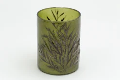 Porte Bougie, Chauffe-Plats Et Photophores|Porte Bougie, Chauffe-Plats Et Photophores<Flamant MERITH, photophore, verre, M Vert
