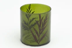 Porte Bougie, Chauffe-Plats Et Photophores|Porte Bougie, Chauffe-Plats Et Photophores<Flamant MERITH, photophore, verre, S Vert