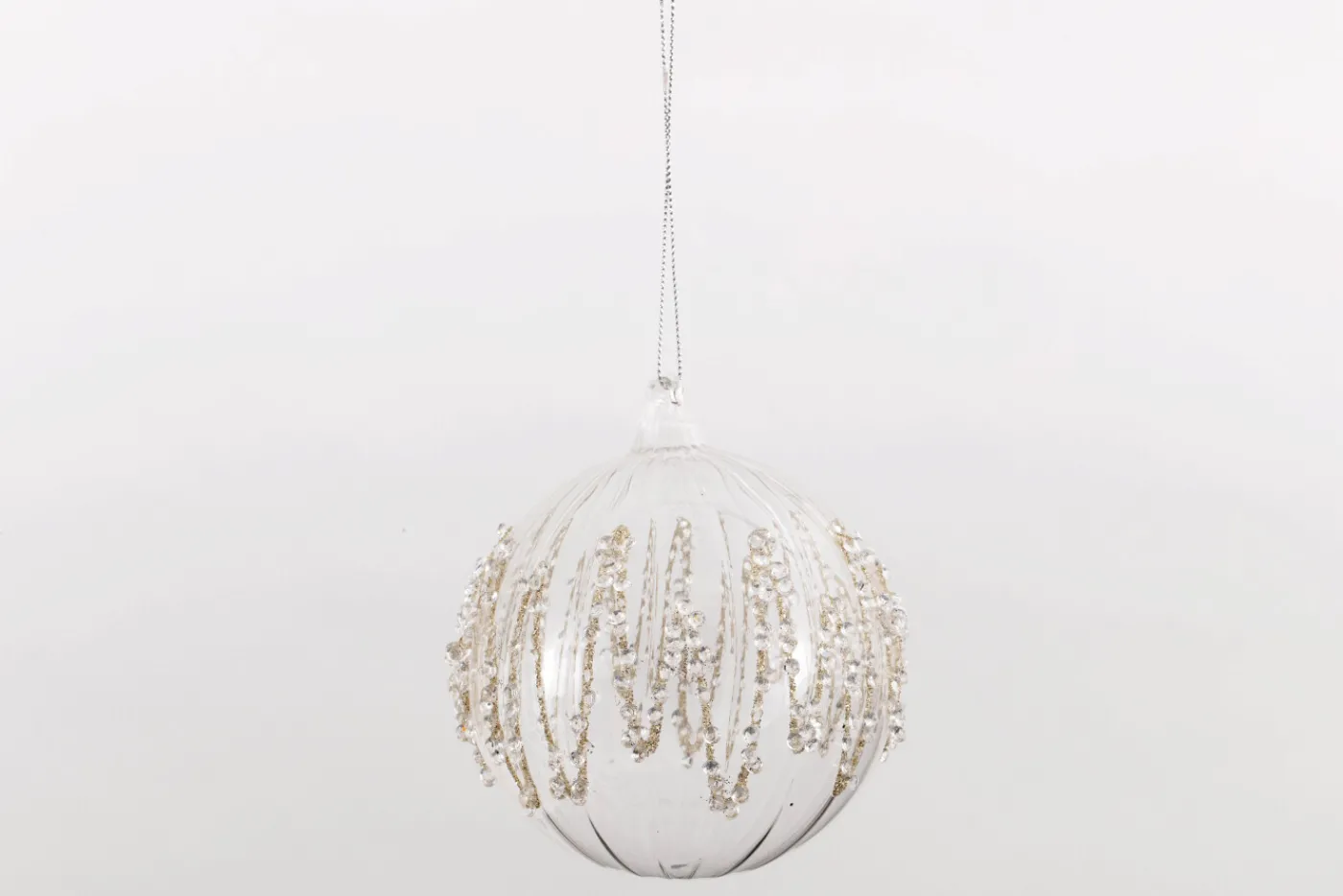 Boules De Noël|Boules De Noël<Flamant MIKALA, boule de Noël, Transparent