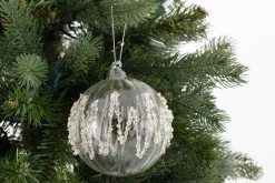 Boules De Noël|Boules De Noël<Flamant MIKALA, boule de Noël, Transparent