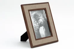Cadres Photo|Cadres Photo<Flamant MILBURN, cadre photo, laine et cuir, 15x20 Brun