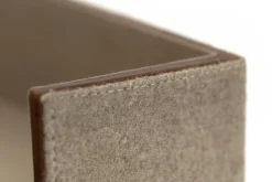 Décoration|Décoration De Bureau<Flamant MILBURN, plateau à courrier, laine et cuir Brun