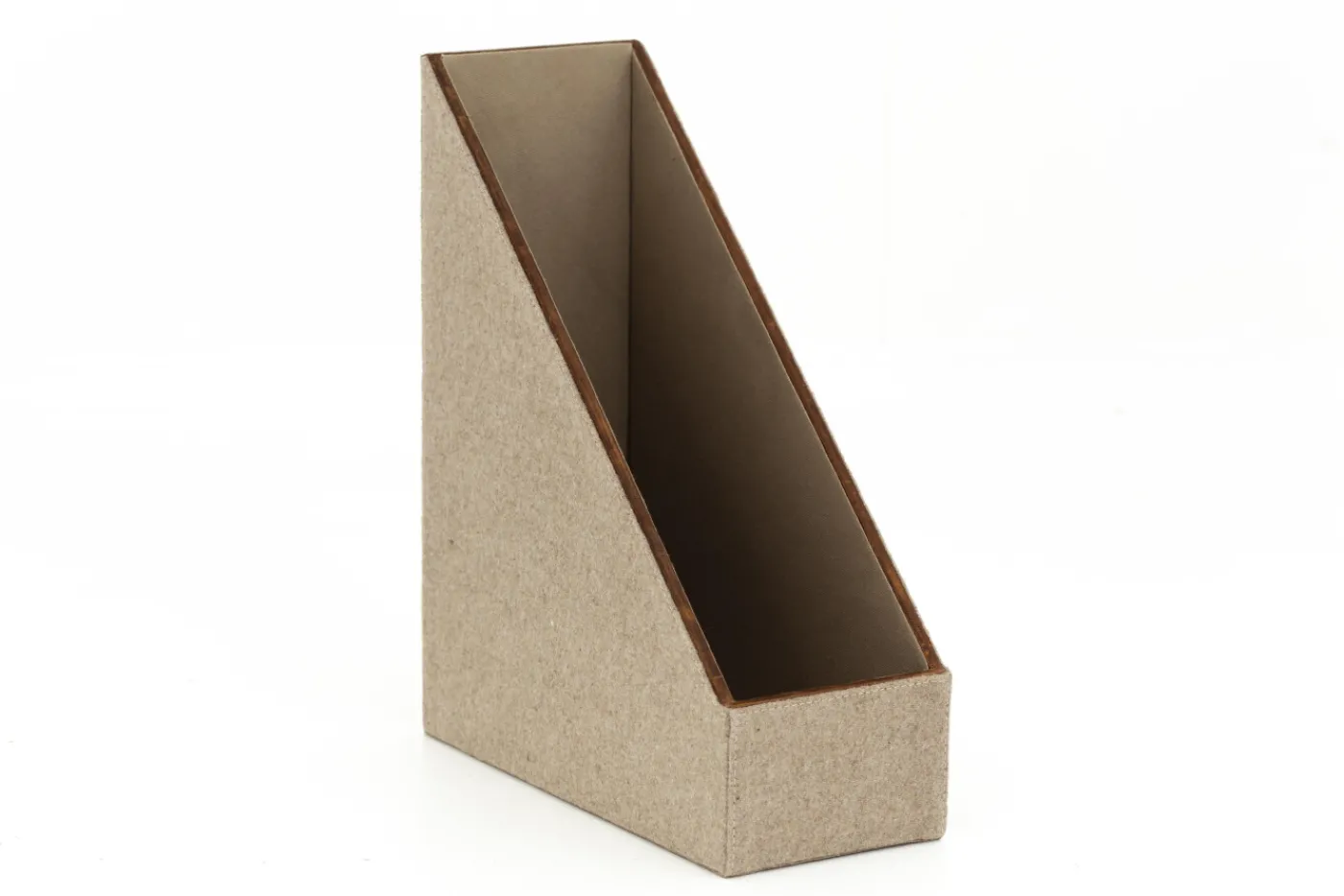 Décoration|Décoration De Bureau<Flamant MILBURN, porte-dossier, laine et cuir Brun