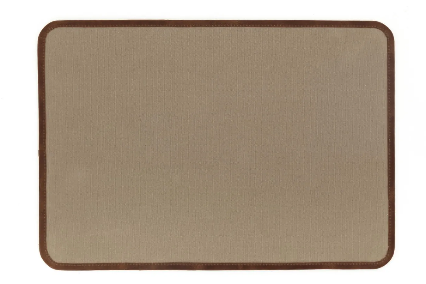 Décoration|Décoration De Bureau<Flamant MILBURN, sous-main, laine et cuir Brun