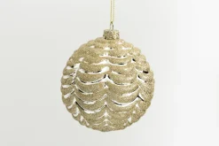 Boules De Noël|Boules De Noël<Flamant MING, boule de Noël Or