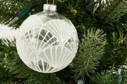 Boules De Noël|Boules De Noël<Flamant MIRACLE, boule de Noël Blanc