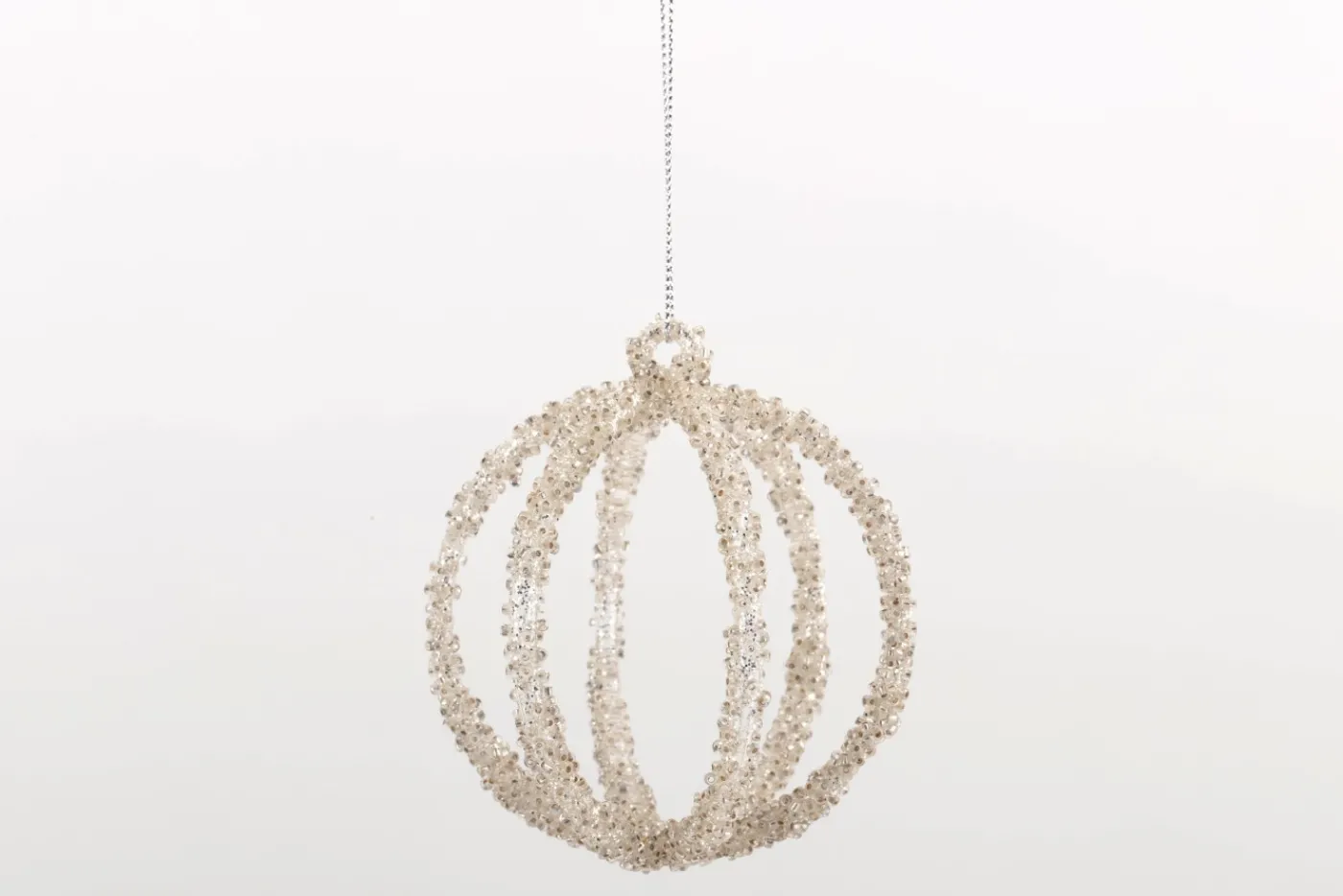 Boules De Noël|Boules De Noël<Flamant MOKE, boule de Noël, S Argent