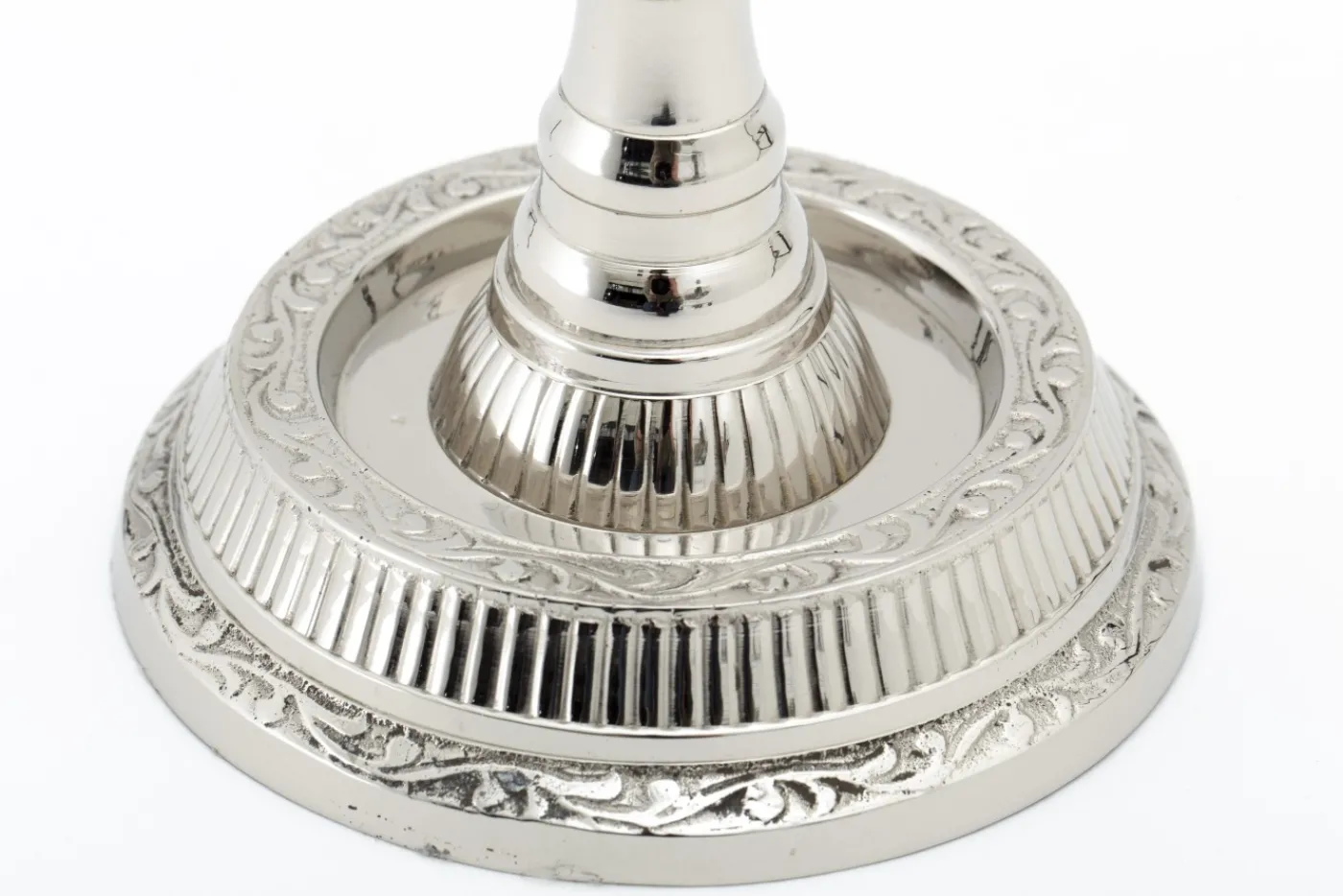 Chandeliers|Chandeliers<Flamant MOLLY, bougeoir, plaqué nickel Argent