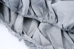 Linge De Lit|Linge De Lit<Flamant MONIQUE, drap-housse, 160x200, grey Gris