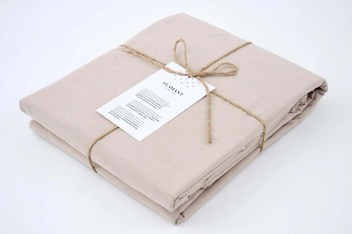 Linge De Lit|Linge De Lit<Flamant MONIQUE, house de couette, 240x220, bege, hors taies d'oreiller Gris
