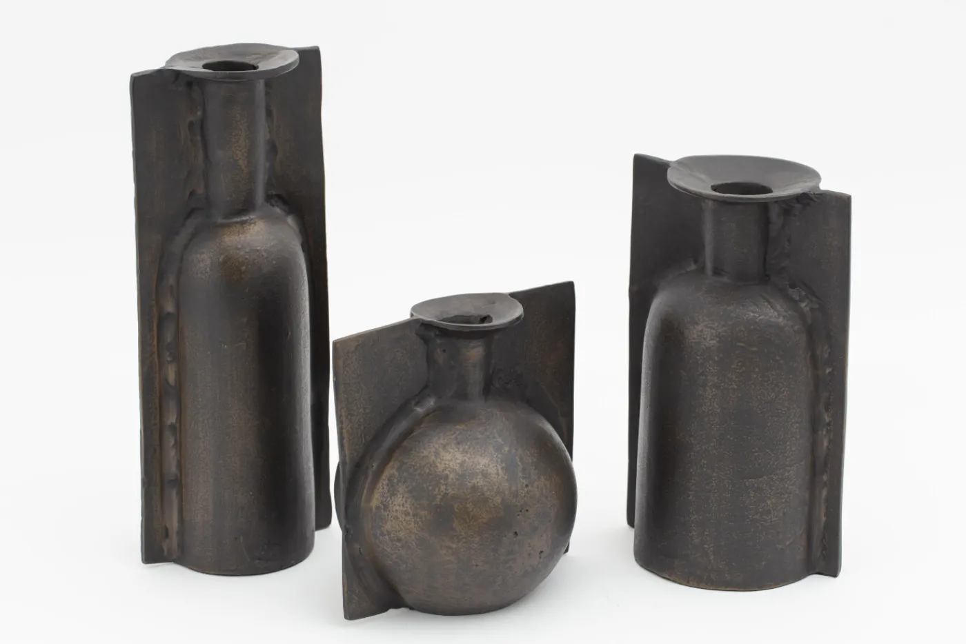 Pots Et Vases|Décoration<Flamant MONO, vase, métal, L Noir