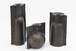 Pots Et Vases|Décoration<Flamant MONO, vase, métal, M Noir