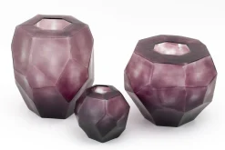 Décoration|Pots Et Vases<Flamant NADIA, vase, verre, 17x17x15,5 Pourpre