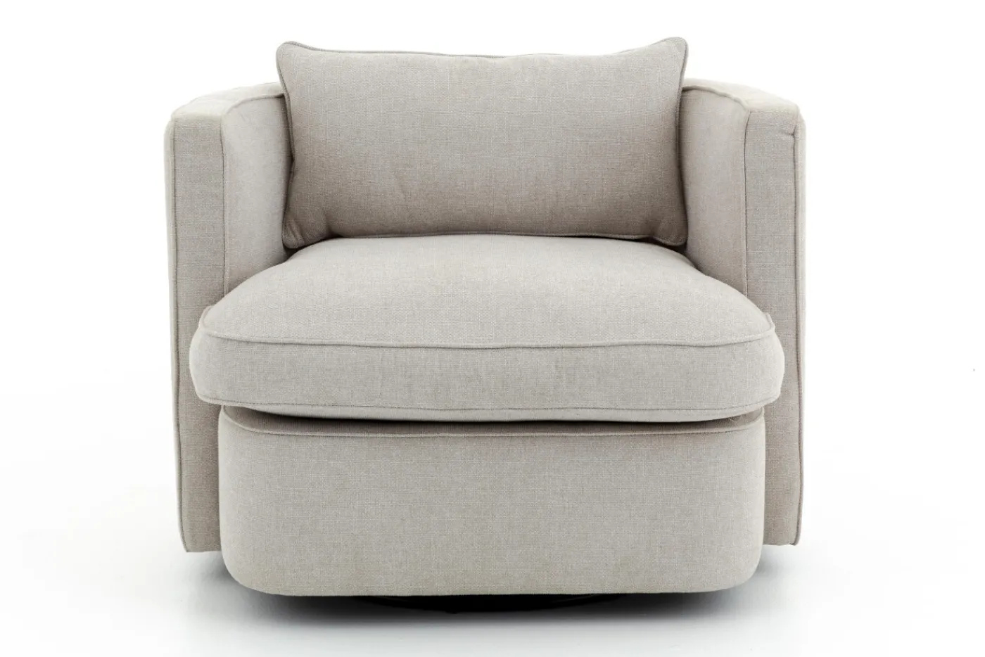Fauteuils|Sièges<Flamant NELIA, fauteuil, naturel, rotatif Blanccassé
