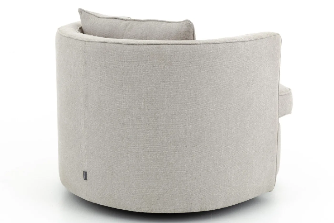 Fauteuils|Sièges<Flamant NELIA, fauteuil, naturel, rotatif Blanccassé