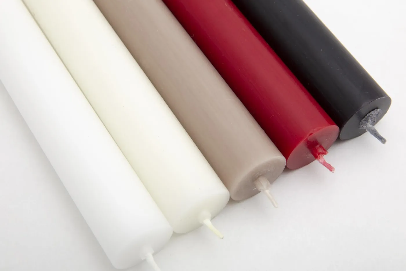 Bougies|Décoration<Flamant NELL, bougie de table, couleur ivory, set de 4 Blanccassé