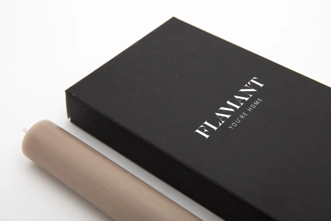 Bougies|Décoration<Flamant NELL, bougie de table, couleur flax, set de 4 Brun