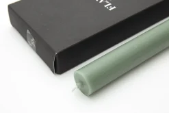 Bougies|Décoration<Flamant NELL, bougie de table, couleur olive, set de 4 Vert