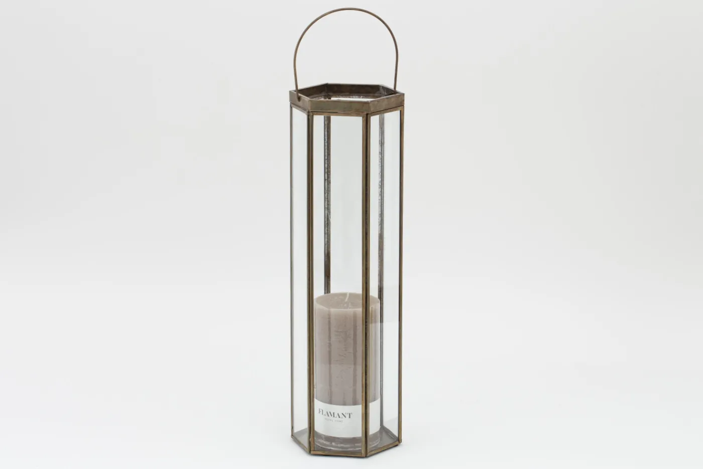 Porte Bougie, Chauffe-Plats Et Photophores|Porte Bougie, Chauffe-Plats Et Photophores<Flamant NESSINO, photophore, fer et verre, L Transparent